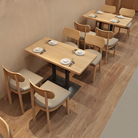 Nouvelle Arrivée : Ensemble de Mobilier Commercial Moderne pour Café et Restaurant – Banquette d'Angle, Table à Manger et Chaises