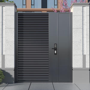 Puerta Corredera de Aluminio Fundido Simple para Cerca Metálica Principal en Venta, Cercas y Puertas de Aluminio para Casas - Product Image 1