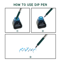 Stylo en métal avec manche en bois, acier inaltérable, pointe acérée, bord dur, Qalam utilisé pour la calligraphie anglaise, arabe, islamique, ourdou