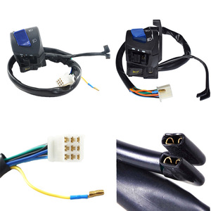 ชุดสวิตช์มอเตอร์ไซค์ Motorola FXD125 CG125 ชุดควบคุมแฮนด์พร้อมไฟหน้า แตร ไฟเลี้ยว สวิตช์กุญแจ สวิตช์ตัดไฟ - Product Image 1
