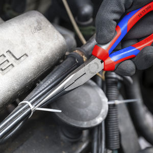 Steel Mechanics' <b>Pliers</b> with Half-Round <b>Nose</b> Wire Cutter Metric <b>Needle</b> <b>Nose</b> <b>Pliers</b> PVC/Plastic Handle Customizable OEM Support - Product Image 5