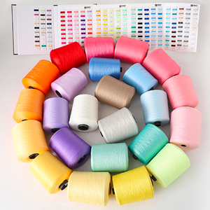 Top vente en gros de haute qualité 150D 100% Polyester fil extensible DTY pour surjet couture et tricot anti-bactéries écologiques - Product Image 6