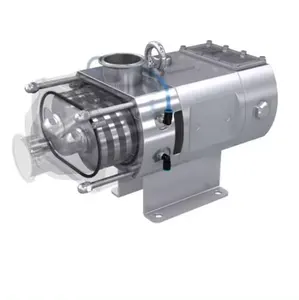 Factory Direct Sells High Viscosity Solid Particle Transferring Sanitary Twin Screw Pump Stainless Steel Twin Screw Pump