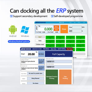 SOHE Carbon Steel Material Rotierend Intelligent 15 Zoll Windows Display Touchscreen Industrie plattform Waage 40*50cm 200kg - Product Image 2