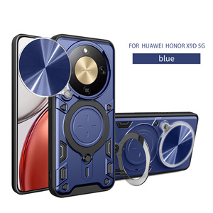 Funda Protectora para Teléfono con Anillo Magnético <span class=keywords><strong>de</strong></span> TPU y PC a Prueba <span class=keywords><strong>de</strong></span> Golpes, Protección Deslizante para la Lente, para <span class=keywords><strong>HONOR</strong></span> X9D 5G, MOQ 10 Piezas - Product Image 4