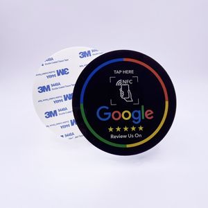 <span class=keywords><strong>NFC</strong></span> Google Review Card Customized LOGO QR Code <span class=keywords><strong>NFC</strong></span> Google Review Table наклейки 3 м клейкая подложка Google Review табличка - Product Image 3