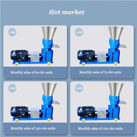 Equipo Profesional para Producción de Pienso en Pellets, Motor de 3Kw, Ajustable de 2-6 mm, para Granjas, Ranchos y Alimento para Peces, Alta Productividad, Nuevo
