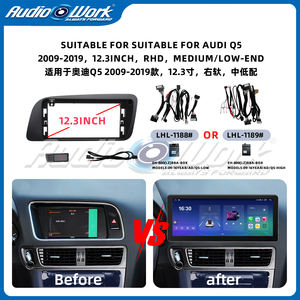 Marco para Reproductor de DVD de Auto para <span class=keywords><strong>AUDI</strong></span> Q5 <span class=keywords><strong>2009</strong></span>-2019, Marco de Audio para Auto de 12.3 Pulgadas, Marco para DVD de Auto - Product Image 2