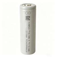 100% Original Ampace 21700 JP40 3.7V 4000mah Sel Baterai Lithium Ultra-Rendah Resistansi Internal <3mΩ 35C