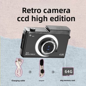 Cámara Digital Wi-Fi para Niños, Grabación de Video 4K, 50MP, Enfoque Automático, Pantalla Giratoria, Cuerpo de Plástico - Product Image 6