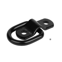 Anneaux en D robustes noirs pour arrimage, crochets d'ancrage, anneaux de fixation pour remorques, camions, bateaux, voitures
