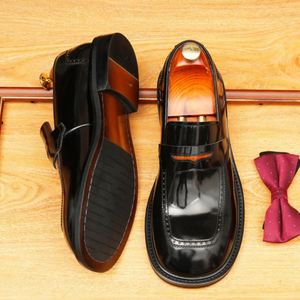 Chaussures Oxford pour hommes en cuir véritable, fabriquées à la main, style italien, nouvelle collection, automne, formelles, imperméables, respirantes - Product Image 6
