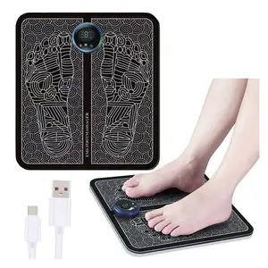 Produtos em destaque TENS Massage Pad Pés Estimulador Muscular Massagem Mat Vibratório Elétrico EMS Massageador Elétrico Do Pé