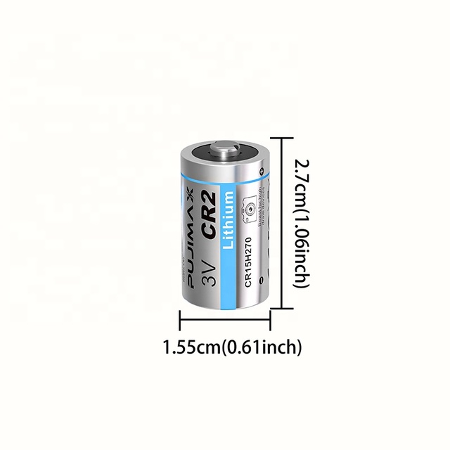 PUJIMAX 1 Pcs Non-rechargeable Disposable CR2 3V Primary Lithium Battery for Digital Camera Glare Flashlight Smoke Detector