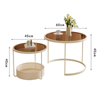 Table basse moderne minimaliste pour petit appartement, table à thé pour salon, table à thé de balcon, combinaison de meubles pour la maison