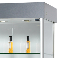 Vitrine en verre avec lumière LED Vitrine en verre personnalisée