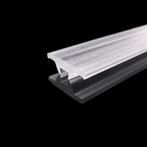 Reflectores de lentes LED acrílicos de grado óptico de extrusión de 60 grados al mejor precio para luz de armario de almacenamiento - Product Image 3