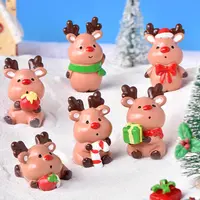Vendita calda di vendita diretta Della Fabbrica in miniatura in resina fatti a mano cervo figurine