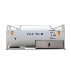 t75 cryogenic lng tank container liquid electric grade 99.999/5N liquid argon gas iso tank liquid argon