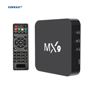 Topleo Mxq Pro 4k 5g电视盒Allwinner H3 Rk 3228a Android 7.1.2机顶盒Wifi 2g 16g MX9智能高清媒体播放器