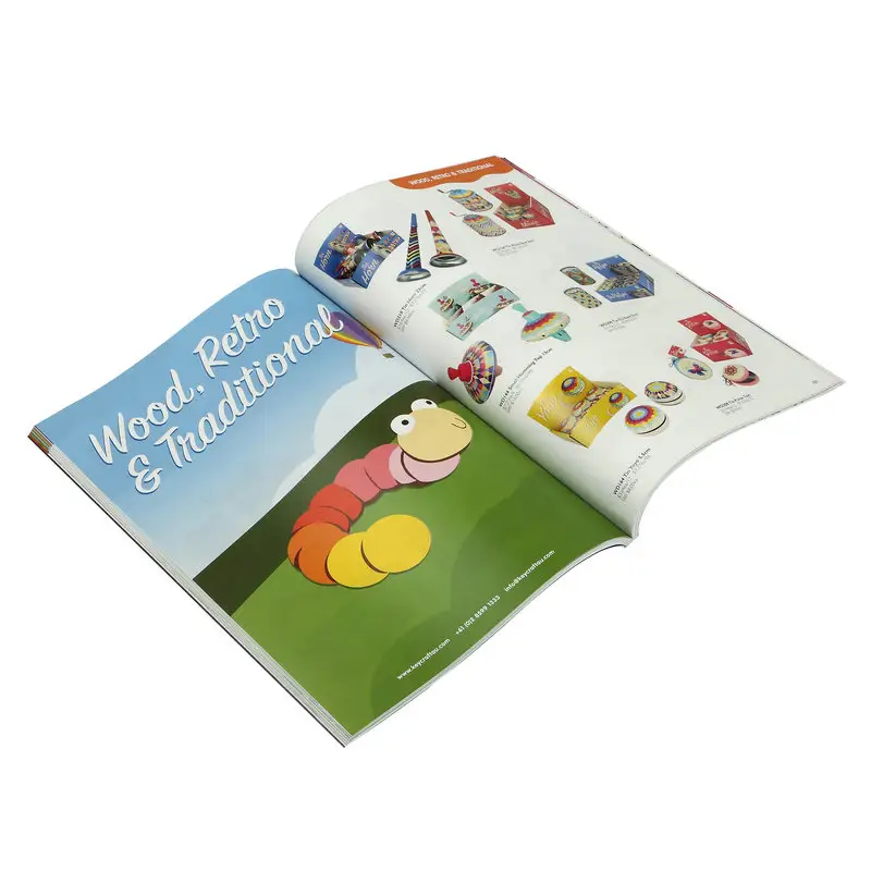 Tapa blanda diseño folleto/volante/catálogo libro de impresión en China