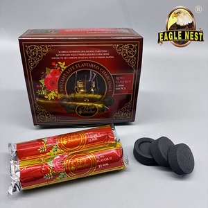 Tabletas de Carbón para Shisha con Sabor a Rosa, de Encendido Rápido, 33 mm, 100 Unidades, Encendido Instantáneo, Bajo en Ceniza, Larga Duración, para Incienso, Hookah, Bakhoor - Product Image 1
