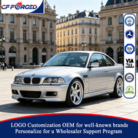 Jantes forgées monobloc à 6 branches de style TE37 chromées sur mesure, 17 et 18 pouces, 5x120, jantes en alliage concaves pour BMW E36 E46 M3