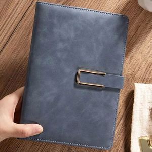 Hot Sale Customizable <b>A5</b> Notebook Pu Leather Journal Thread Sewing Gift for School <b>Diary</b> Custom Promotional Gifts - Product Image 6