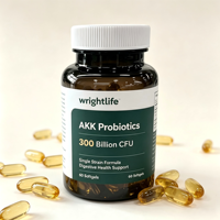 Wrightlife Akkermansia Muciniphila 300 Milliards UFC AKK Probiotique Gélules Molles Soutien Digestif Santé Marque Privée OEM/ODM