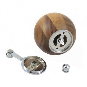 Molinillo de Pimienta de Madera Ecológico, Manual, con Núcleo de Cerámica, Mini, Multiusos, para Sal y Pimienta, para Barbacoa, con Enchufe UK, de Melamina - Product Image 5