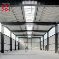 Edificio de Taller de Estructura de Acero Prefabricado de Estilo Moderno para Almacenes Ligeros e Instalaciones de Almacenamiento