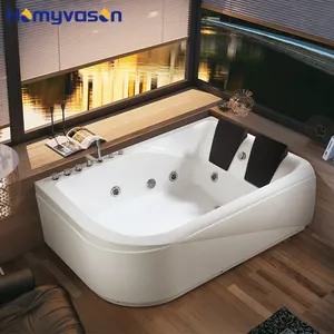 1,8 metros 2 personas Hogar Moderno hidromasajes Spa masaje Jacuzzi bañera con almohada