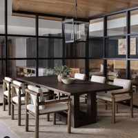 Fauteuil en bois de frêne massif naturel, mobilier de restaurant d'hôtel de luxe nordique, chaise de salle à manger en tissu pour salle à manger