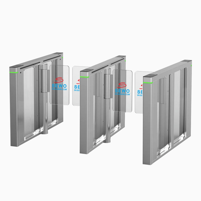 Turnstile Gate Access Control System with Motor Mechanism for Commercial Building Security