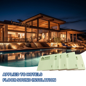 Thiết kế công nghiệp 10mm lượn sóng loại Polyurethane cách âm Pad cho khách sạn và sàn văn phòng cách âm - Product Image 5