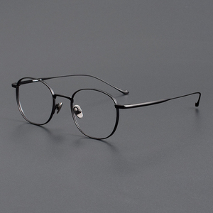 CHODR-D di lusso di alta qualità di titanio occhiali da vista cornice rotonda con Designer modello solido per gli uomini e le donne - Product Image 3