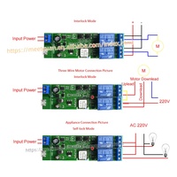 Interruptor Inteligente WiFi Tuya de 2 Canales y 433mhz, Módulo Smart Life, Relé de 7-32V, Control Remoto WiFi RF, Compatible con Voz, Alexa, Google Home