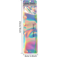 Benutzer definierte Stift Lebensmittel Lagerung Verpackung Plastiktüte Stift Verpackung Mylar Reiß verschluss taschen für 2,4x9 Zoll Verpackung Lip gloss, Schmuck, Kosmetik
