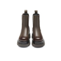 Premium Custom wanita kulit Chelsea Boots tahan lama Kasual penggunaan luar ruangan pola Solid warna telanjang pergelangan kaki untuk musim panas musim gugur musim dingin