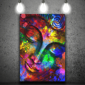 Buddha Meditation <strong>Canvas</strong> <strong>Prints</strong> Wall Art <strong>Canvas</strong> Painting Stretch <strong>Frame</strong> Ready to Hang on the Wall - Product Image 6