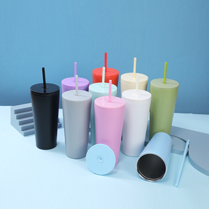 Mug isotherme à double paroi en acier 304 avec logo imprimé personnalisé, minimaliste, portable, grand volume, pour femmes, usage quotidien. - Product Image 6