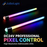 Tube LED Pixel 3D DMX Madrixs 360 degrés, tube lumineux 3D DMX, tube DMX blanc laiteux 3D pour club