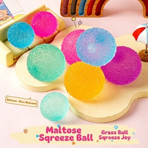 Squishy <b>Balls</b> Ice Beads Stress Relief Toy Super Soft Sensory Fidget Toys for Kids Adults - Product Image 1