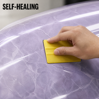 Film de protection de peinture (PPF) en TPU souple effet marbre violet clair 1,52*15m 7,5 mil – Film vinyle pour voiture effet marbre ondulé et rêveur