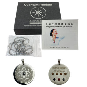 Liontin energi 7 dalam <span class=keywords><strong>1</strong></span> teknologi Jepang Ion negatif jimat baja tahan karat kustom CAMAZ liontin kuantum Sains - Product Image 3