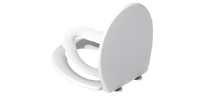 Asiento <span class=keywords><strong>de</strong></span> inodoro familiar dos en uno <span class=keywords><strong>de</strong></span> plástico <span class=keywords><strong>de</strong></span> cierre suave alargado <span class=keywords><strong>para</strong></span> niños adultos - Product Image 6