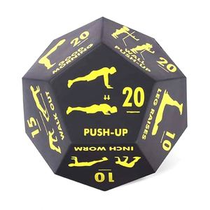 Dado de Ejercicio de 12 Caras para Entrenamiento en Casa, Gimnasio, Ejercicio Aeróbico y Yoga, Divertido Dado Promocional para Juegos de Ejercicio - Product Image 2