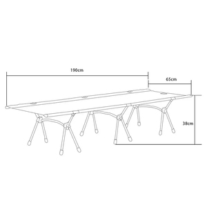 Cama Plegable Moderna para Camping con Marco de Aluminio y Tela Oxford para Hotel y Uso en Exteriores, Apta para Niños WD-B01 Auto, Precio de Fábrica - Product Image 6