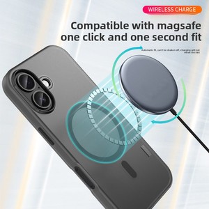 <strong>Customized</strong> Logo Frosted Matte TPU Soft Magnetic Phone <strong>Case</strong> Shockproof Protective Cover <strong>for</strong> <strong>iPhone</strong> 17 - Product Image 3