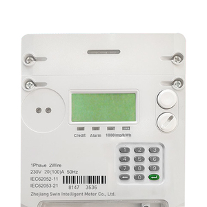 STS một pha PLC thông tin liên lạc 100A trả trước Thông minh lưới năng lượng mét với đa chức năng hệ số công suất giám sát - Product Image 6